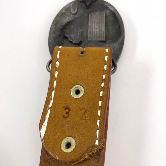 Vintage Siskiyou Buckle Co Belt Buckle Cast Metal 1987 Copyright Eagle - Picture 9 of 13